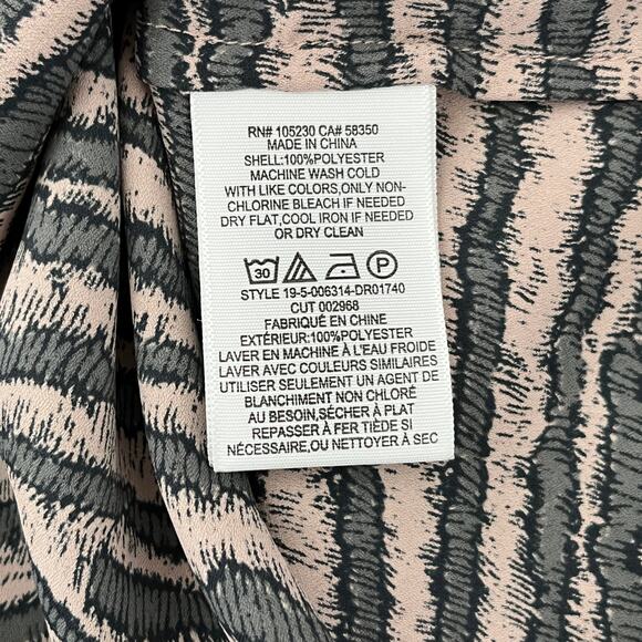 joie Talma Zebra Long Sleeve Shift Dress XS - Picture 7 of 7